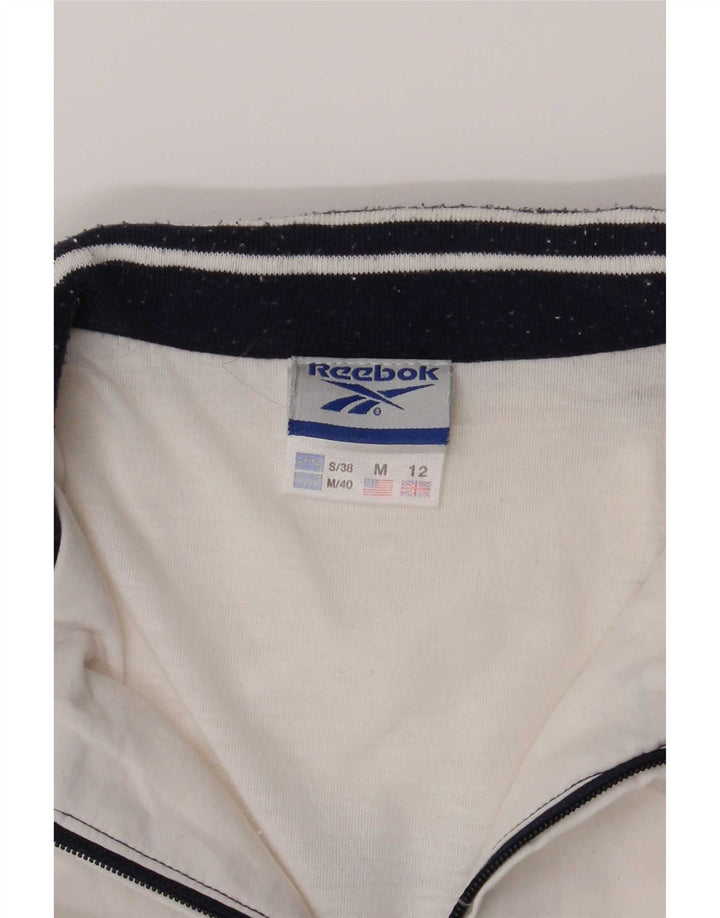 Γυναικεία αθλητική φόρμα Reebok Top Jacket UK 12 Medium Navy Blue Colourblock