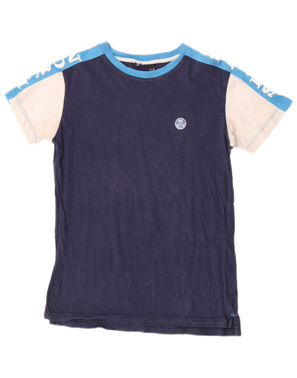 Μπλουζάκι με γραφικά γραφικά North Sails Boys Top 13-14 ετών μεγάλο μπλε