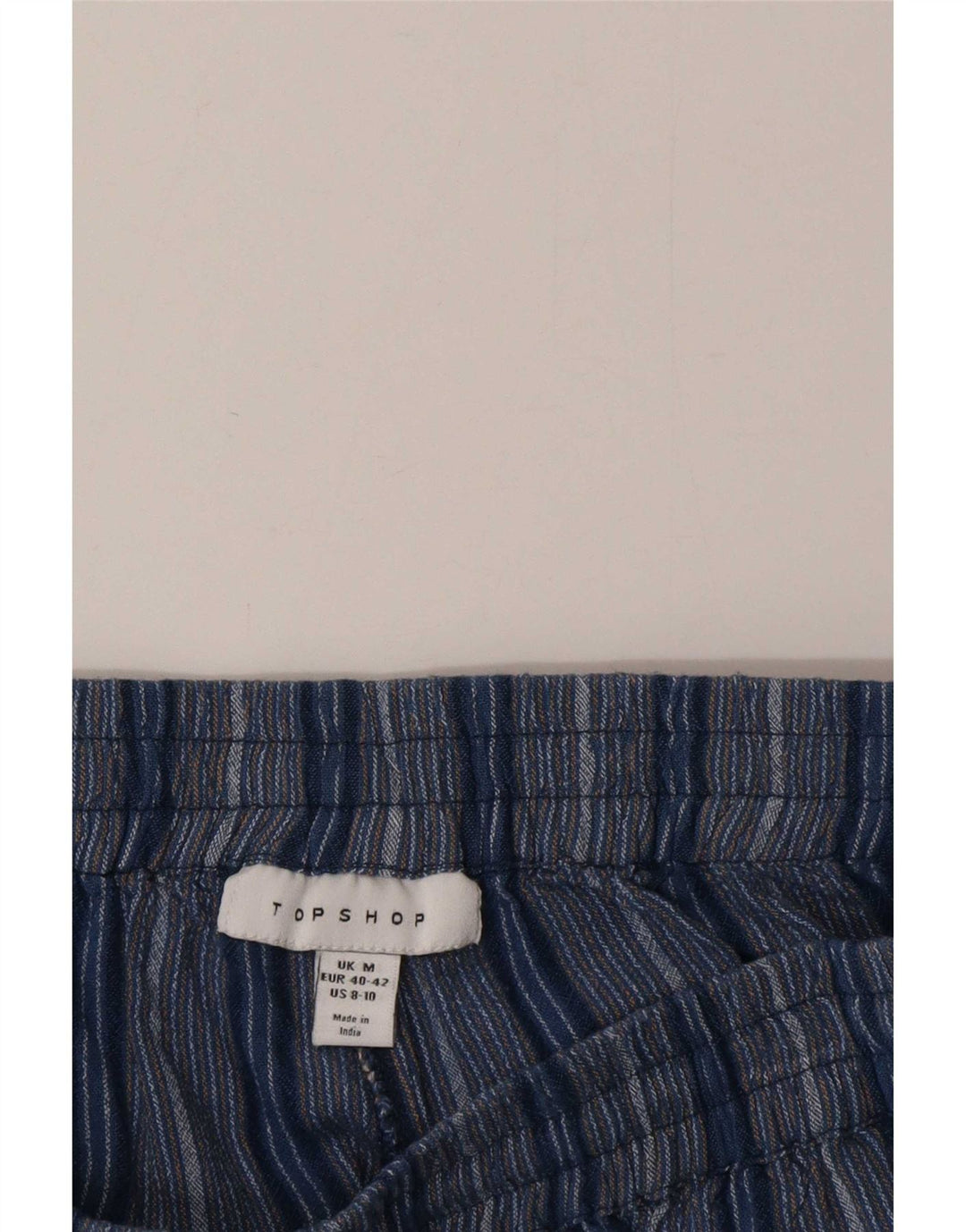 Topshop Γυναικείο Casual σορτς Medium W28 Μπλε ριγέ