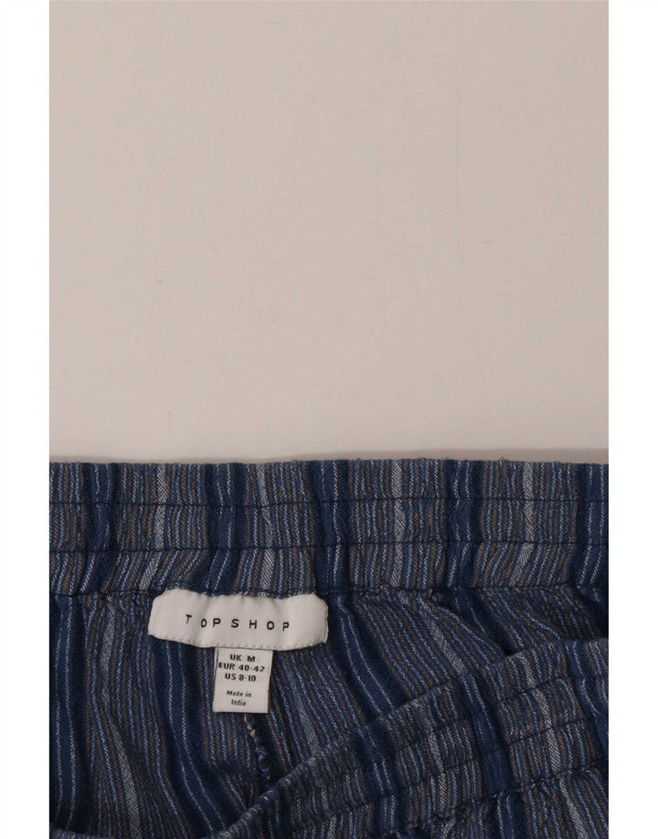 Topshop Γυναικείο Casual σορτς Medium W28 Μπλε ριγέ