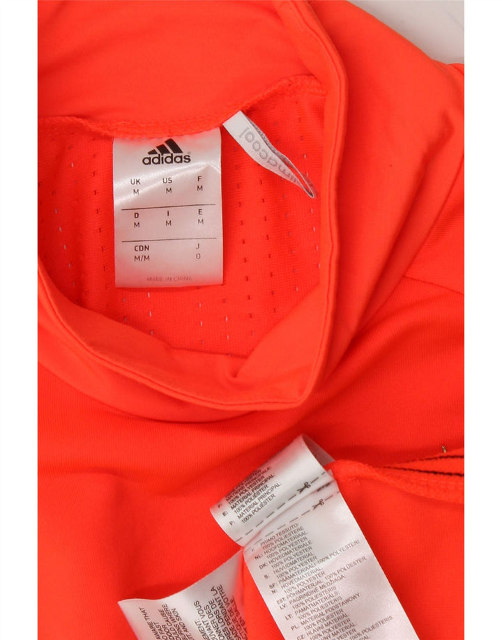 ADIDAS Mens FC Bayern Munchen Top μακρυμάνικο μεσαίο πορτοκαλί πολυεστέρας