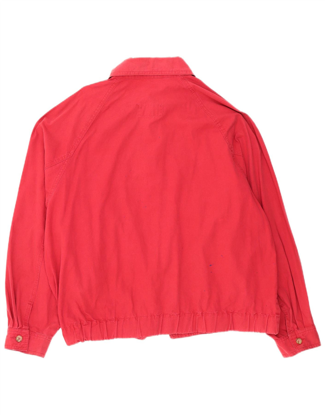 James Dillon Ανδρικό Bomber Jacket Loose Fit UK 38 Medium Red Cotton