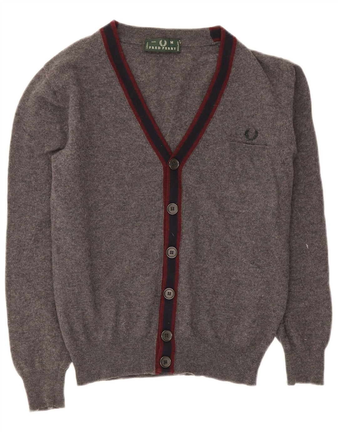 Fred Perry Ανδρικό μεσαίο γκρι μαλλί