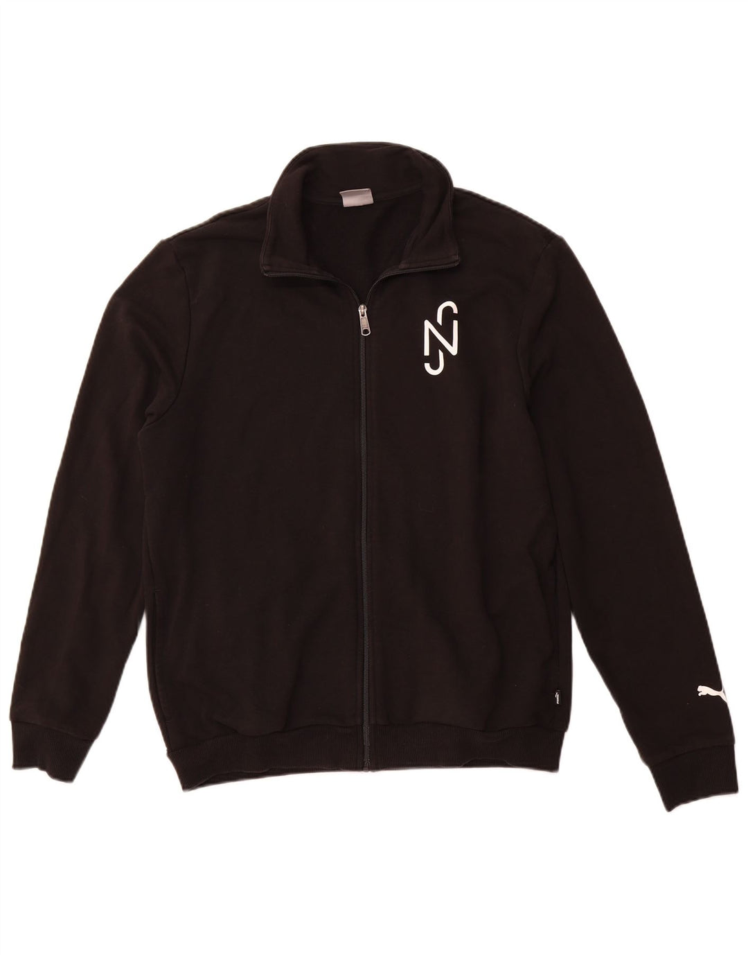 Ανδρική φόρμα αθλητικής φόρμας PUMA γραφικό Top Jacket Large Black