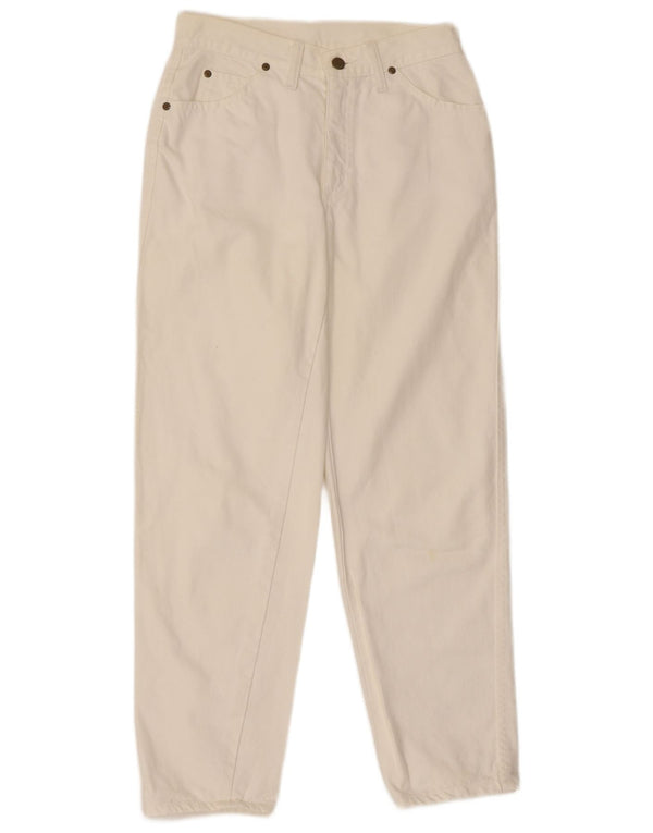 Ανδρικό τζιν κωνικό LEE W29 L27 Λευκό βαμβακερό