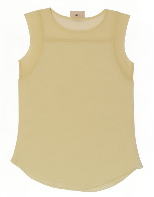 Zara Γυναικείο Γιλέκο UK 10 Small Yellow Flecked