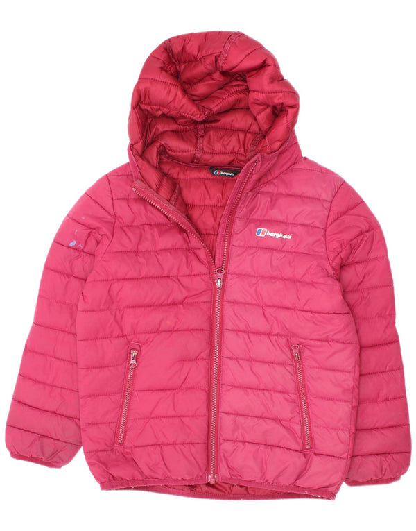 Μπουφάν Berghaus Girls Hooded Podded Jacket 5-6 Years Pink Polyester