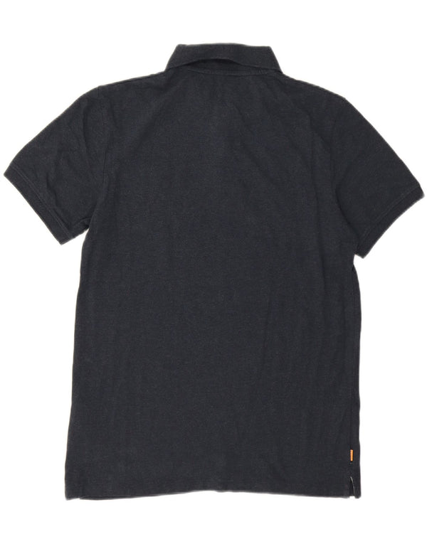 Timberland Ανδρικό πουκάμισο Polo Slim Fit Βαμβακερό μεσαίο ναυτικό