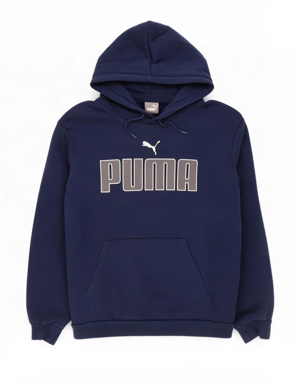 Ανδρικό γραφικό κουκούλα Puma 3XL, μπλε βαμβακερό