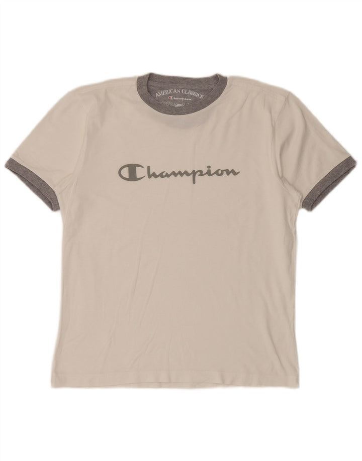 Ανδρικό T-Shirt Champion Graphic Top Medium White