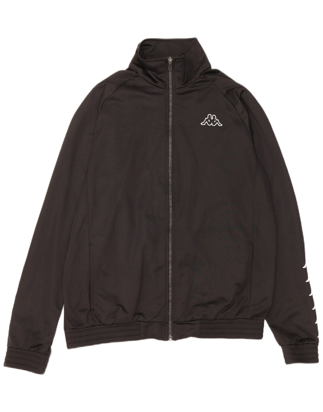 Ανδρική φόρμα γραφική Kappa Top Jacket Large Black Polyester