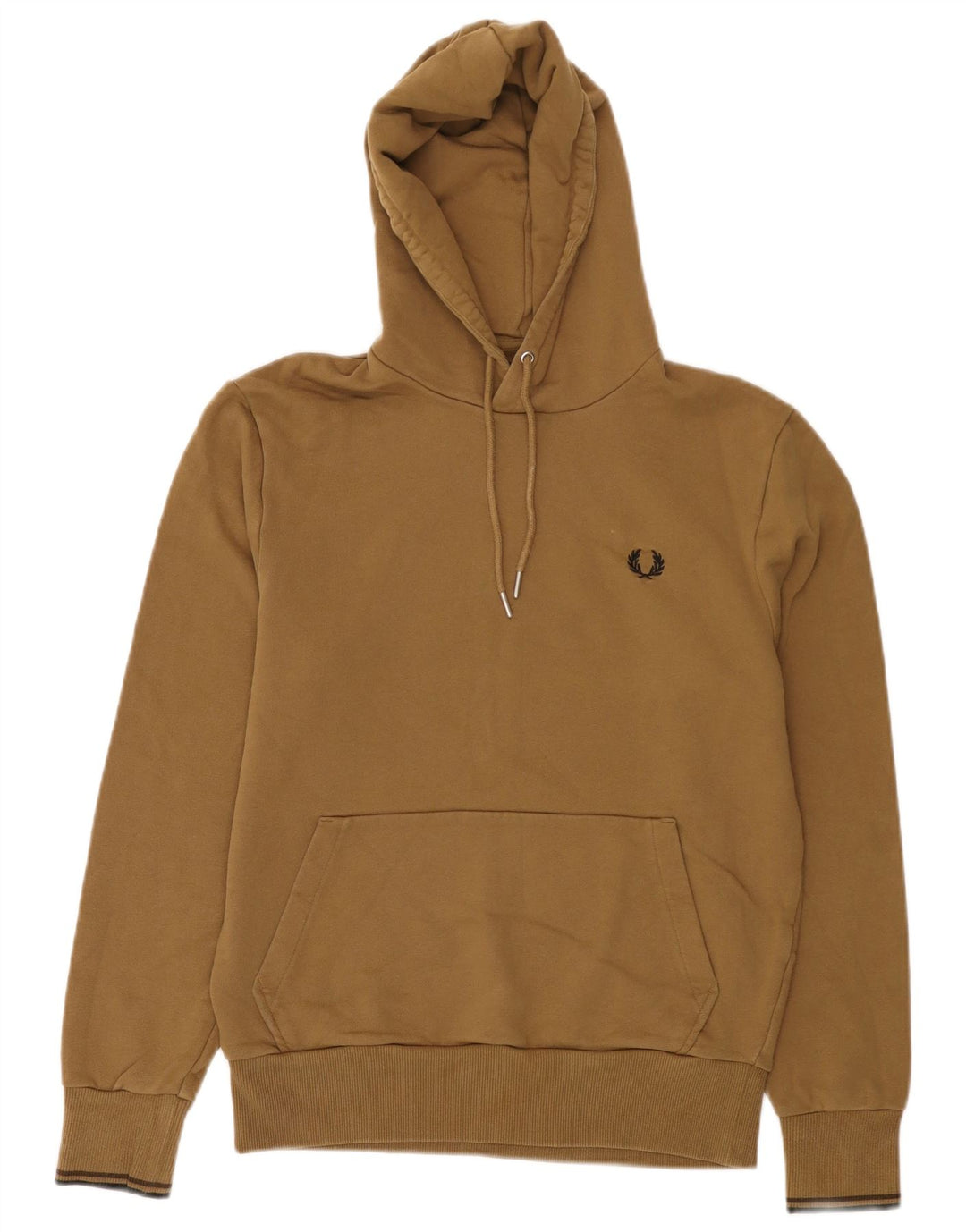 Fred Perry Γυναικεία κουκούλα με κουκούλα, μικρό μπεζ βαμβακερό