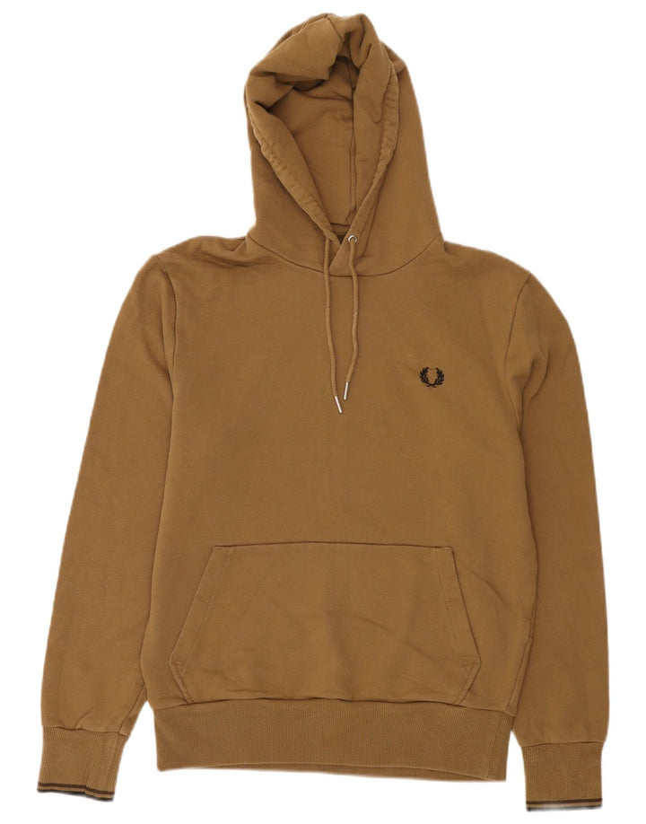 Fred Perry Γυναικεία κουκούλα με κουκούλα, μικρό μπεζ βαμβακερό