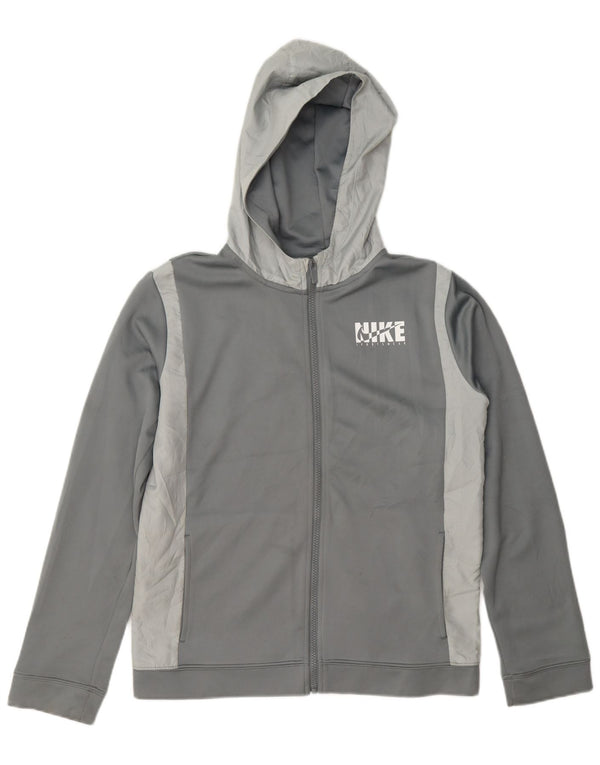 Πουλόβερ Nike Boys Zip Hoodie 13-14 Years XL Grey Colorblock Polyester