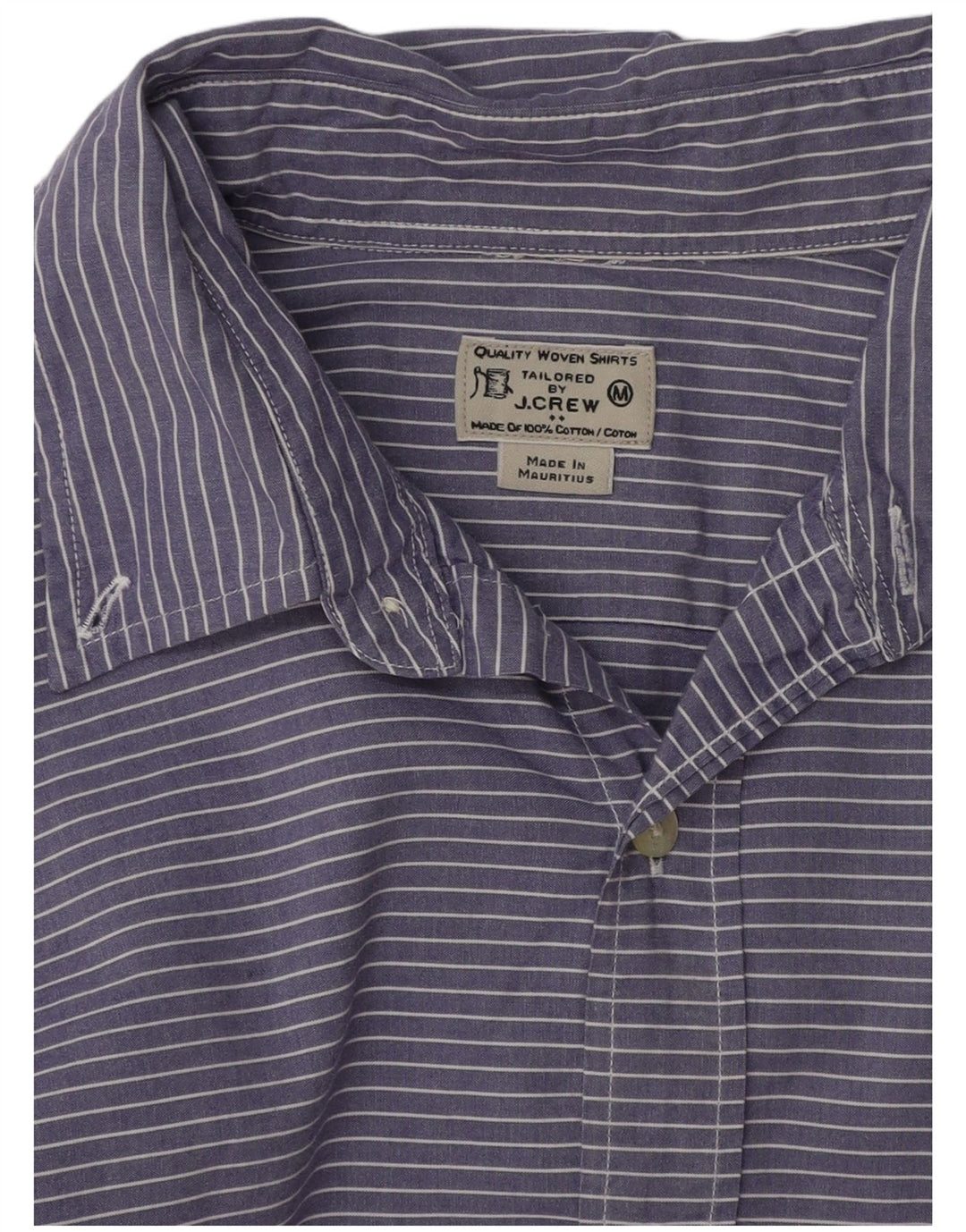 Ανδρικό πουκάμισο J. CREW Βαμβακερό μεσαίο μωβ ρίγες
