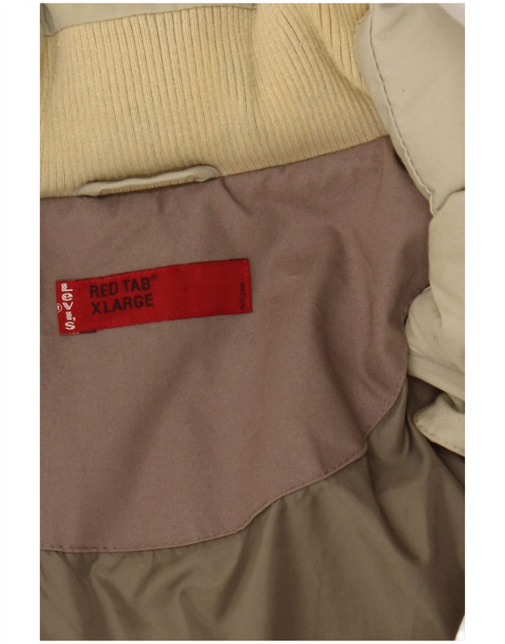 Ανδρικό μπουφάν Levi's padded UK 42 XL Beige Cotton