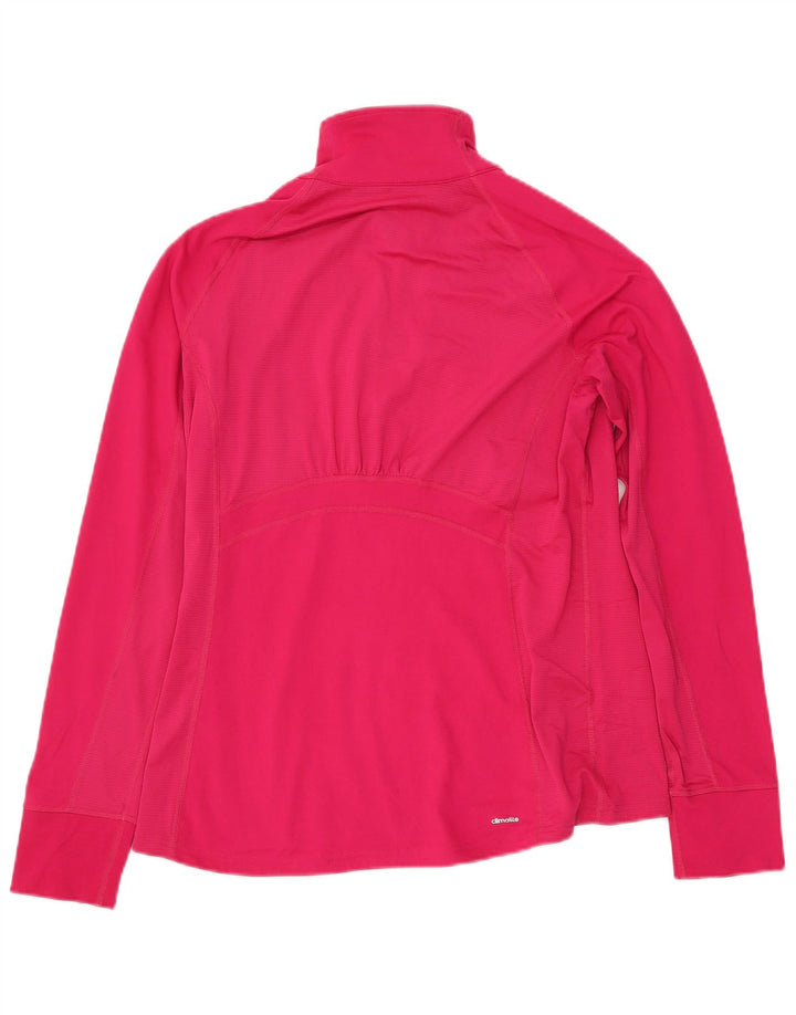 Γυναικεία φόρμα ADIDAS Climalite Pullover Top UK 16/18 Large Pink