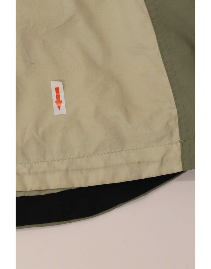 Columbia Womens Interchange Loose Fit Rain Jacket UK 16 Large Green