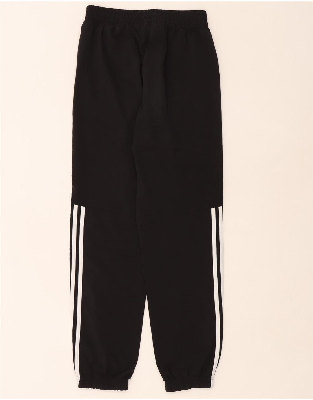 Adidas Boys Tracksuit Trousers Joggers 13-14 Years Black Polyester