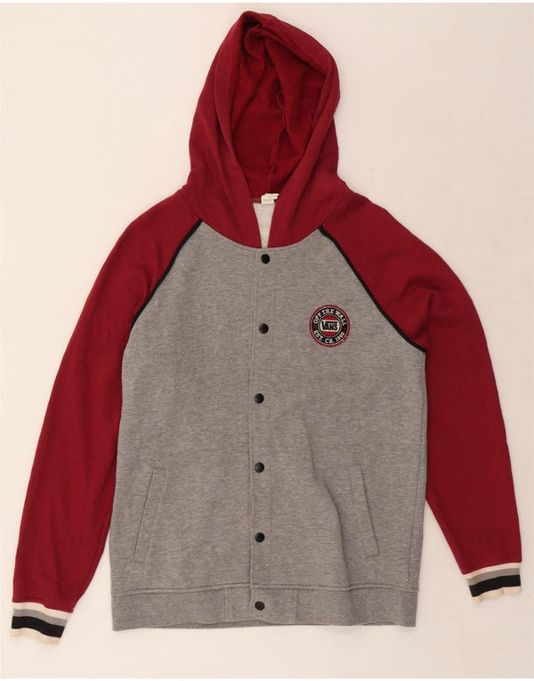 Ανδρική φόρμα με κουκούλα Vans Top Jacket Small Red Colourblock Βαμβακερό