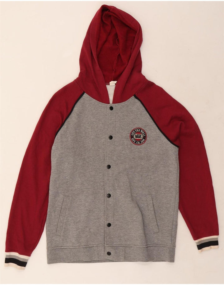 Ανδρική φόρμα με κουκούλα Vans Top Jacket Small Red Colourblock Βαμβακερό