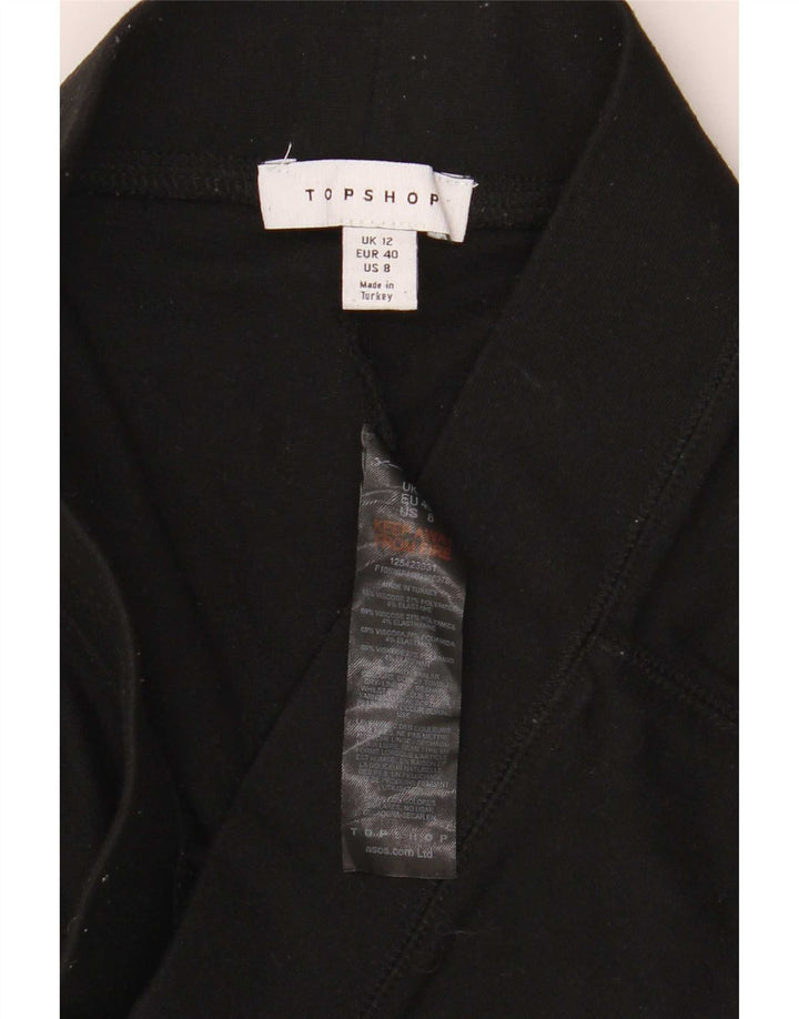 Topshop Γυναικείο κολάν UK 12 μεσαία μαύρη βισκόζη