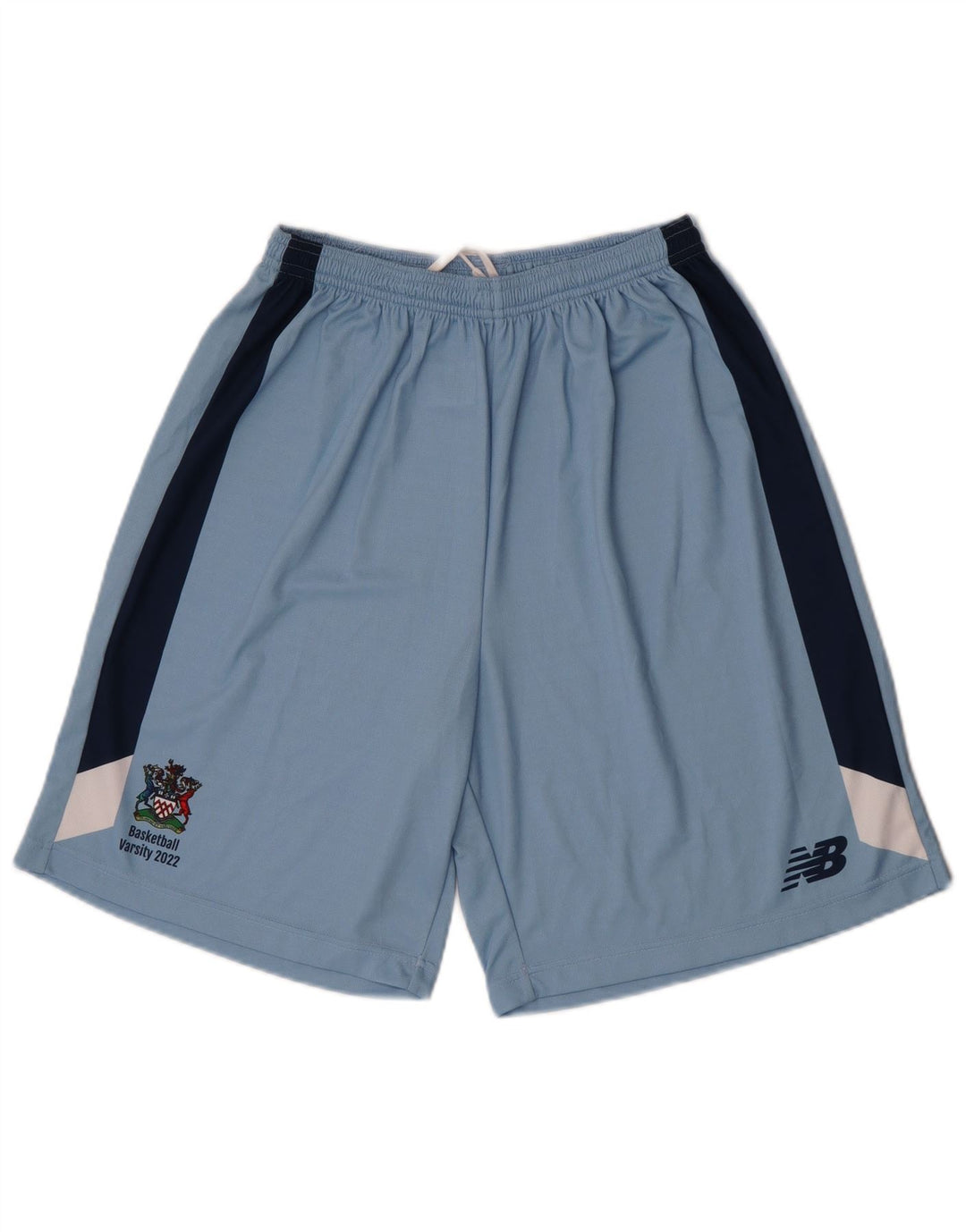 Ανδρικό αθλητικό σορτς New Balance Small Blue Colourblock Πολυεστέρας