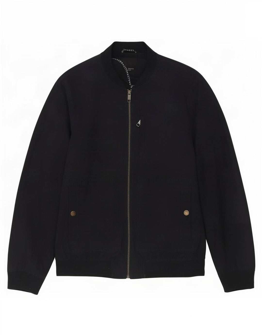 Ted Baker Ανδρικό μπουφάν Bomber Size 6 2XL Navy Blue Polyester