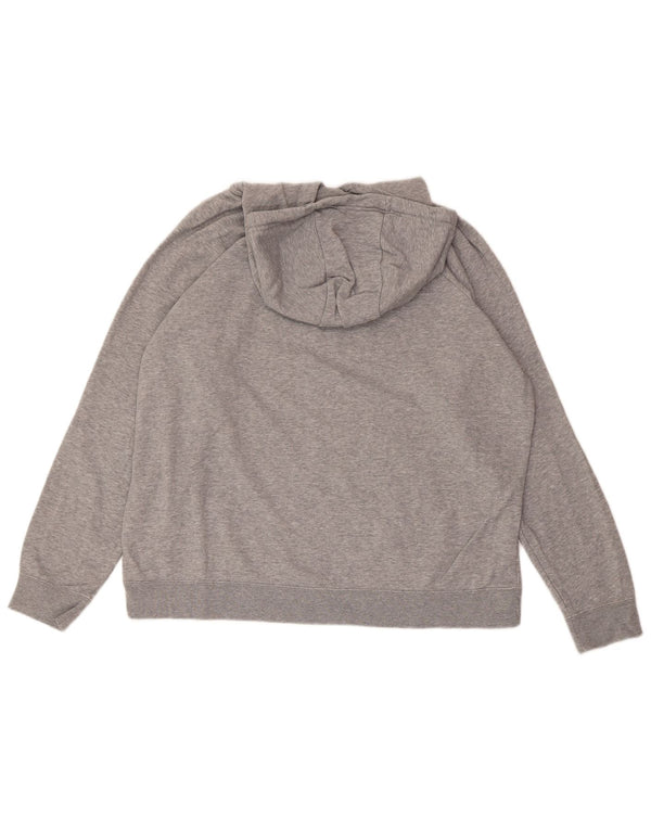 Ανδρικό γραφικό φούτερ με κουκούλα NIKE XL Βαμβακερό γκρι