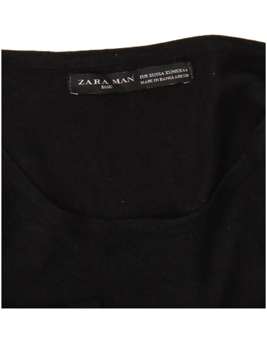 Ανδρικό πουλόβερ Zara Crew Neck Jumper XL Μαύρο