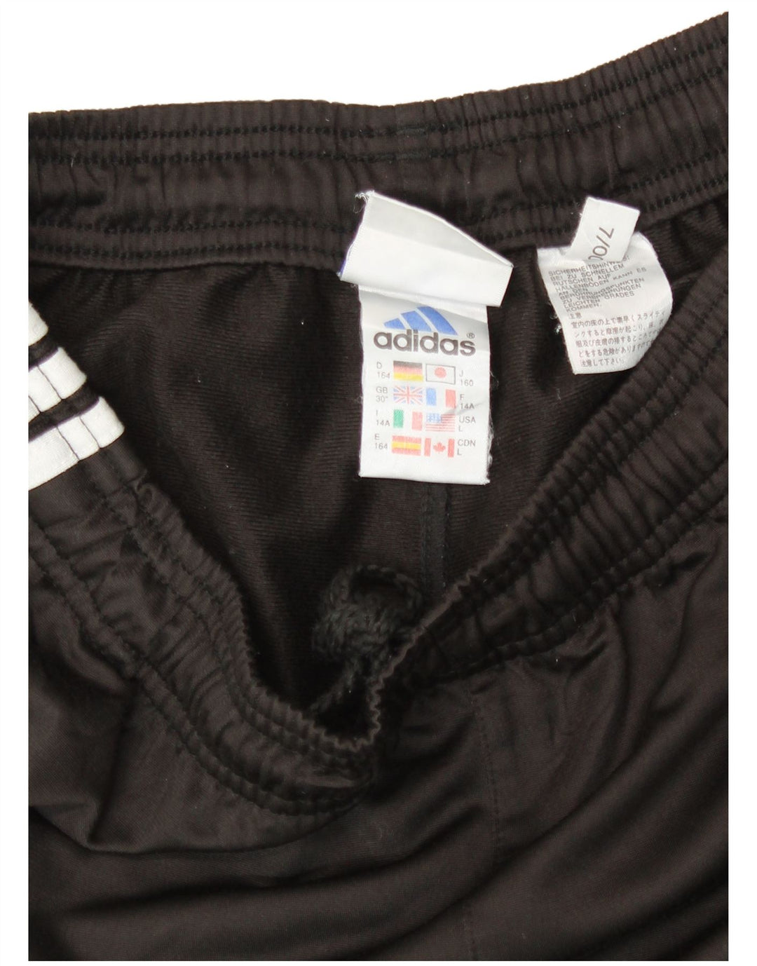 Παντελόνι αθλητικής φόρμας Adidas Boys 13-14 ετών Μαύρο Πολυεστέρα