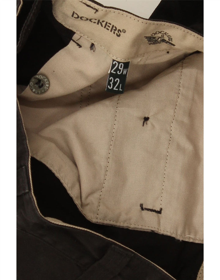 Dockers Ανδρικό ίσιο παντελόνι Chino W29 L32 Μαύρο