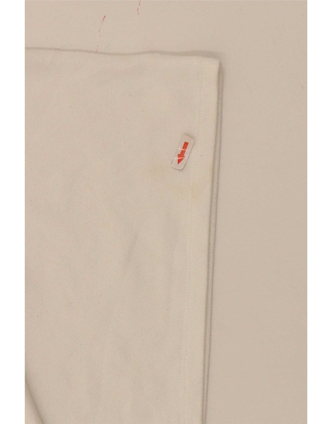 Champion Womens Oversized Crop Graphic Μακρυμάνικο UK 10 Small White