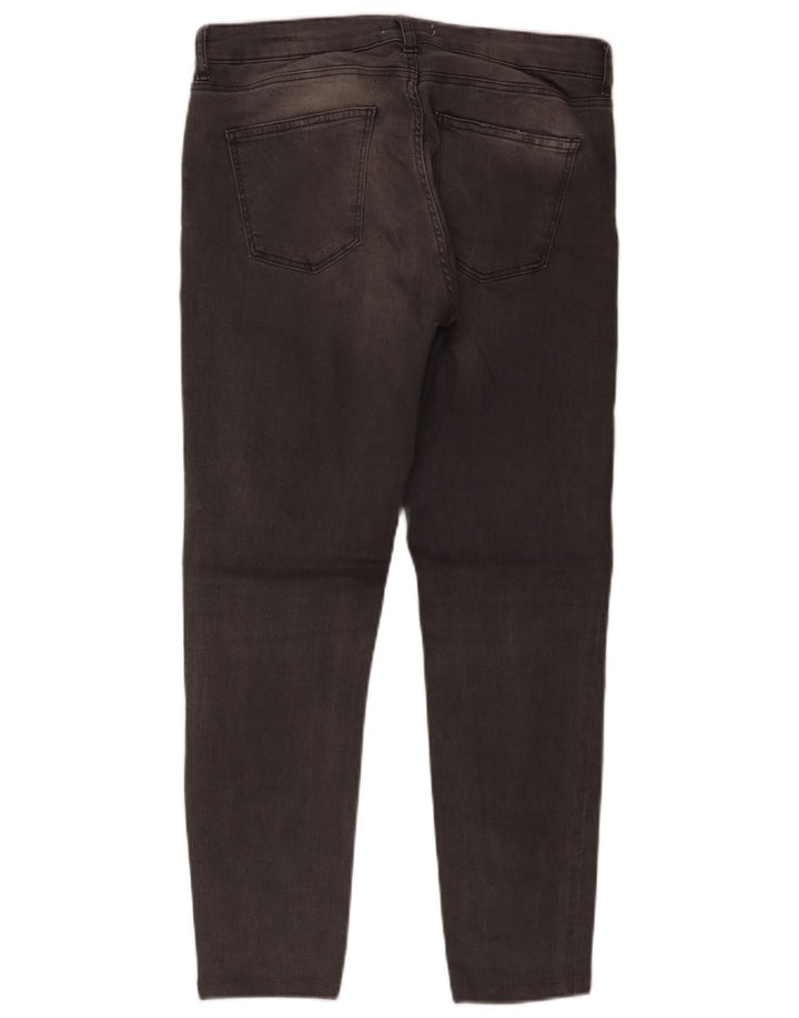 Zara Γυναικείο Cropped Jeans EU 40 Medium W30 L25 Γκρι βαμβακερό