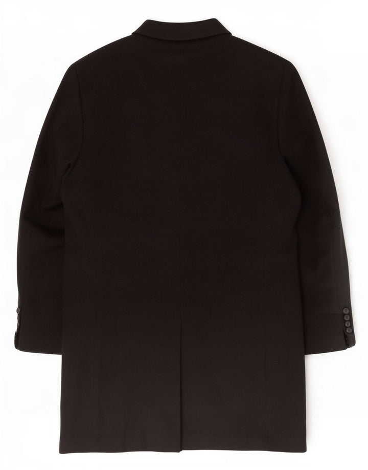Ανδρικό πανωφόρι Pierre Cardin IT 54 2XL Μαύρο Μάλλινο