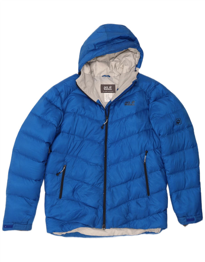 Jack Wolfskin Ανδρικό μπουφάν με κουκούλα UK 44/46 XL μπλε πολυεστέρας