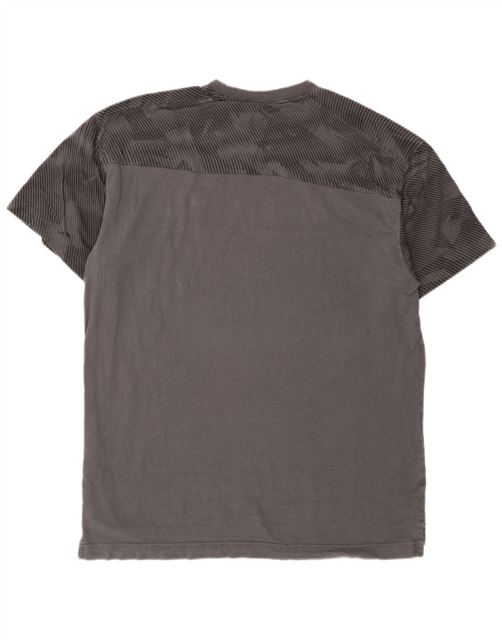 Ανδρικό T-Shirt Puma Τοπ μεγάλο γκρι γεωμετρικό βαμβάκι