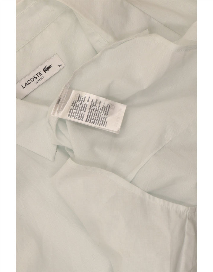 Γυναικείο πουκάμισο Lacoste Slim Fit Μέγεθος 36 Μικρό πράσινο βαμβακερό