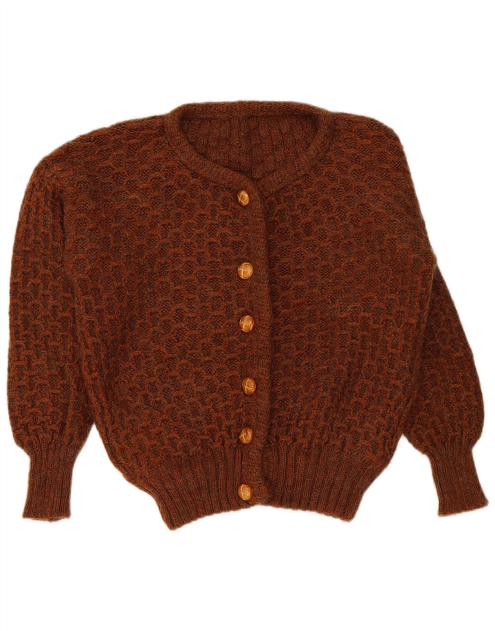 Vintage Γυναικεία Ζακέτα UK 16 Large Brown