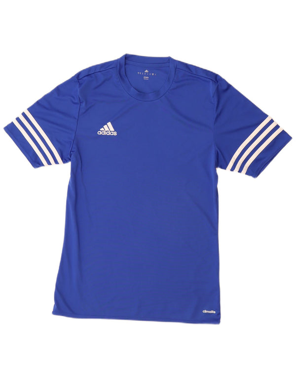 Adidas Ανδρικό T-Shirt Climalite Top Small Blue Polyester