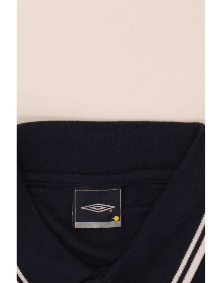 Ανδρικό πουκάμισο Umbro Polo Medium Navy Blue Polyester