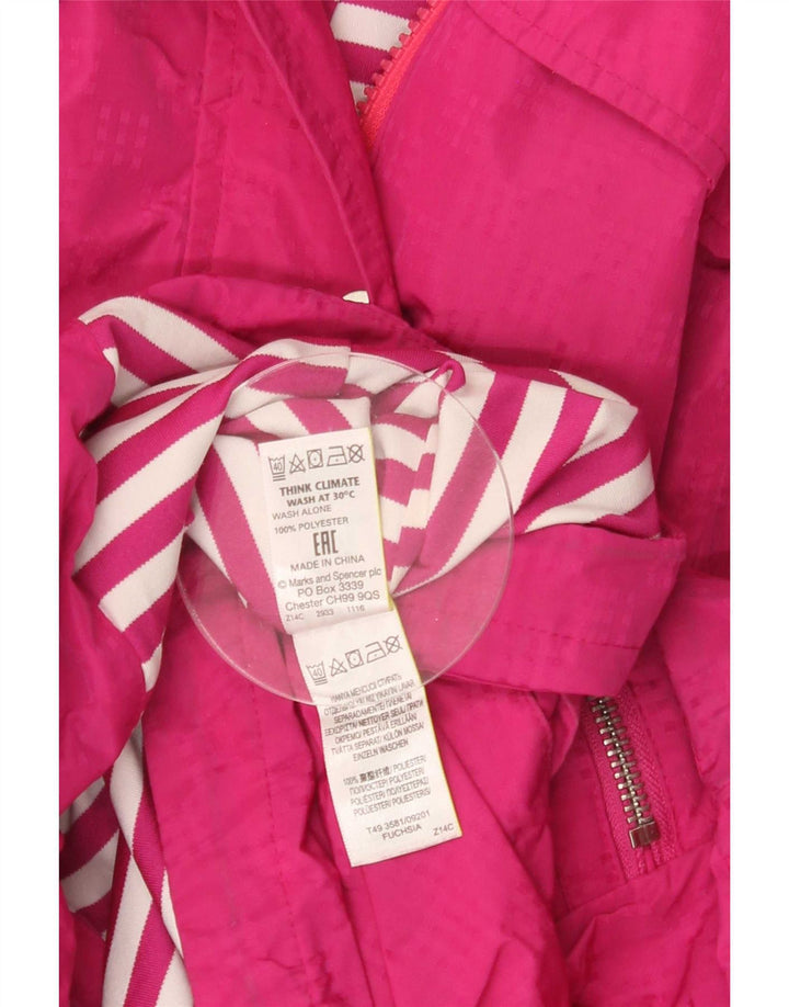 Γυναικείο μπουφάν Windbreaker Marks & Spencer UK 16 Large Pink Polyester