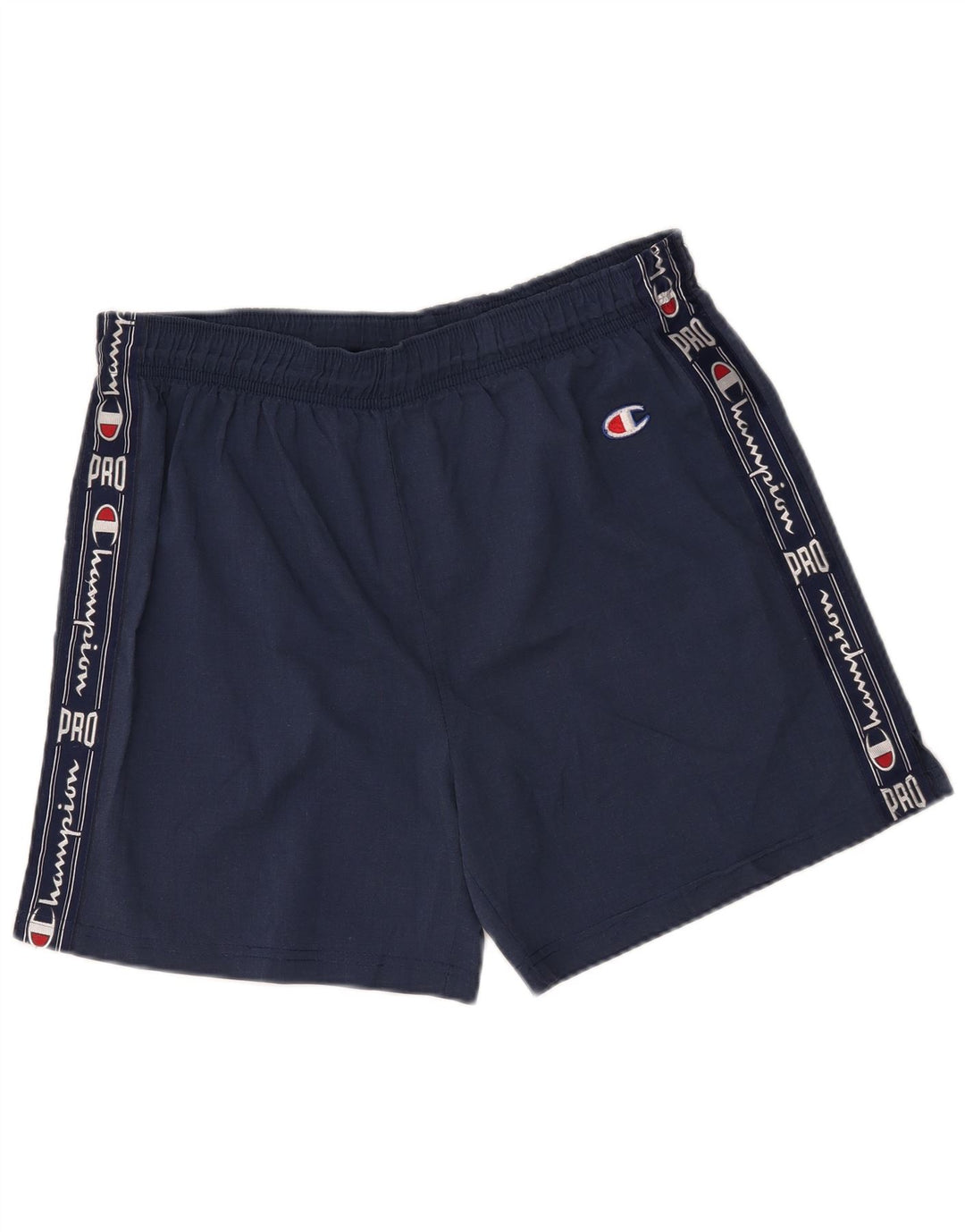 Ανδρικά γραφικά αθλητικά σορτς Champion XL Navy Blue Polyester