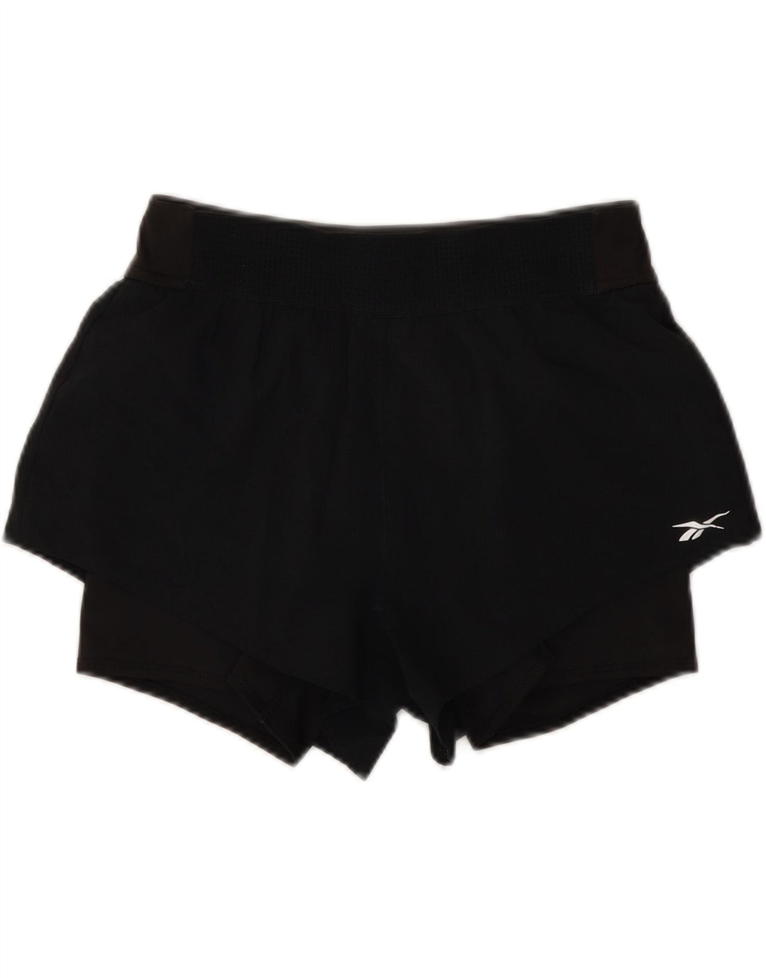 Γυναικείο αθλητικό σορτς Reebok Speedwick UK 8/10 Μικρό μαύρο πολυεστέρα