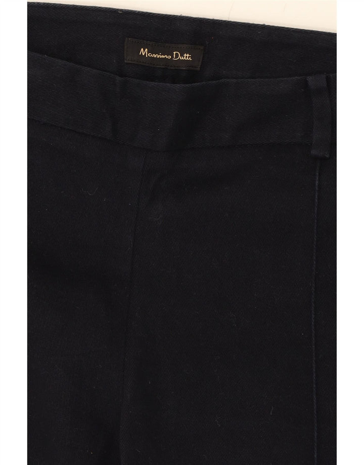 MASSIMO DUTTI Womens Slim Casual Trousers EU 40 Medium W30 L28 Navy Blue Vintage Massimo Dutti and Second-Hand Massimo Dutti from Messina Hembry 