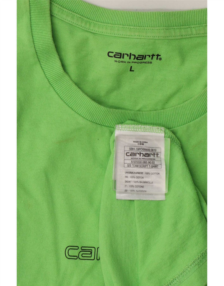 Ανδρικό T-Shirt Carhartt Top μεγάλο πράσινο βαμβακερό