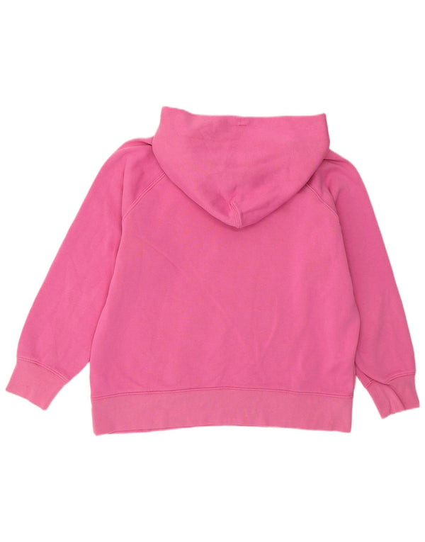 Levi's Womens Graphic Oversized Hoodie Jumper UK 14 Medium Pink