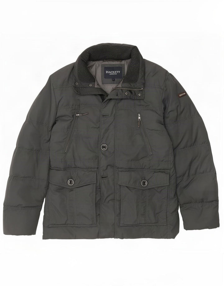 Ανδρικό μπουφάν Hackett UK 40 Large Grey Polyester