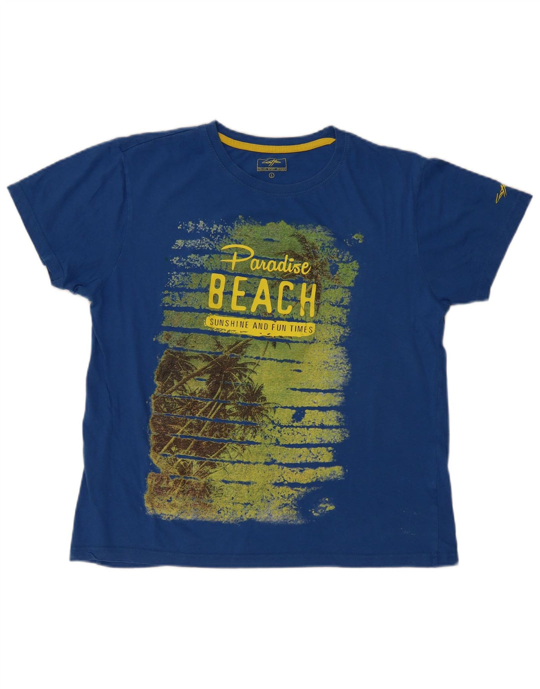 Ανδρικό γραφικό T-Shirt Lotto Top Large Blue