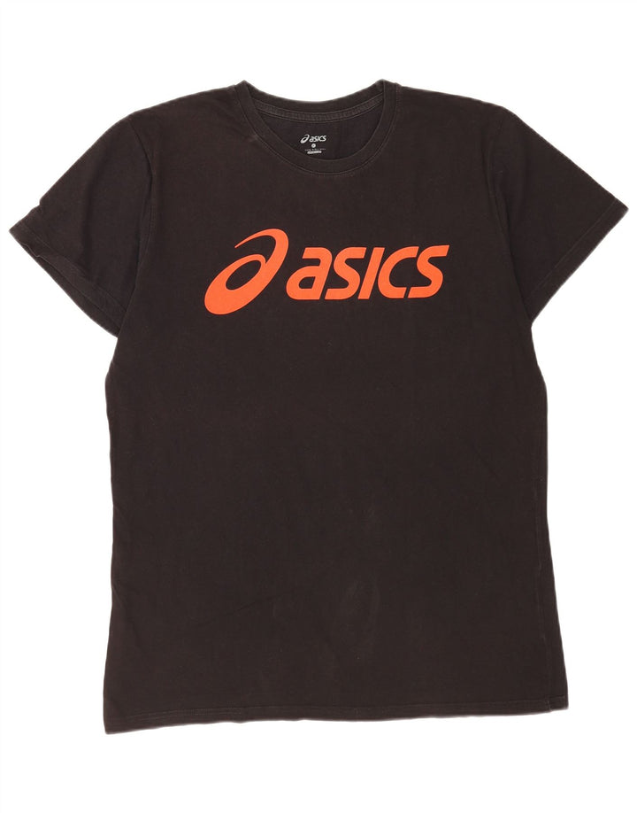 Ανδρικό γραφικό μπλουζάκι Asics Top Large Μαύρο